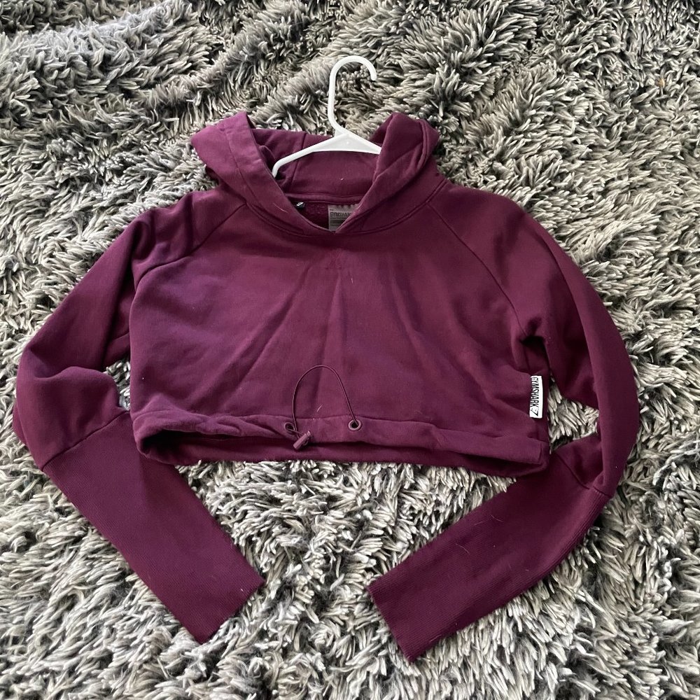 Maroon Gymshark Hoodie